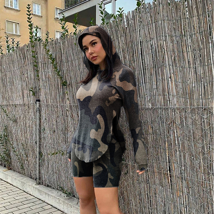 Women's Casual Fashion Hoodie Sports Two Piece Set See size chart under “more details”