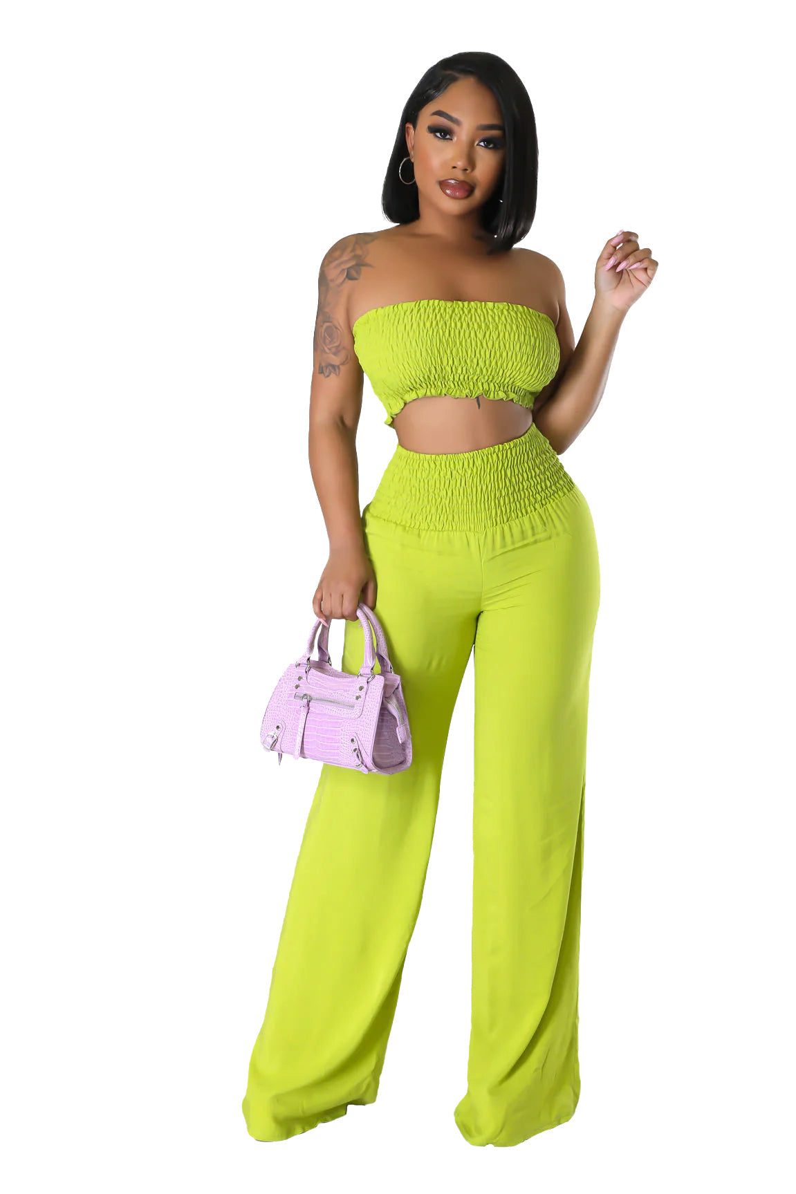 2 PC Bandeau Pants Set {Tall Girl Friendly} The House of Stylez