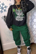 Printed Hoodie Two-piece Set See size chart under “more details”