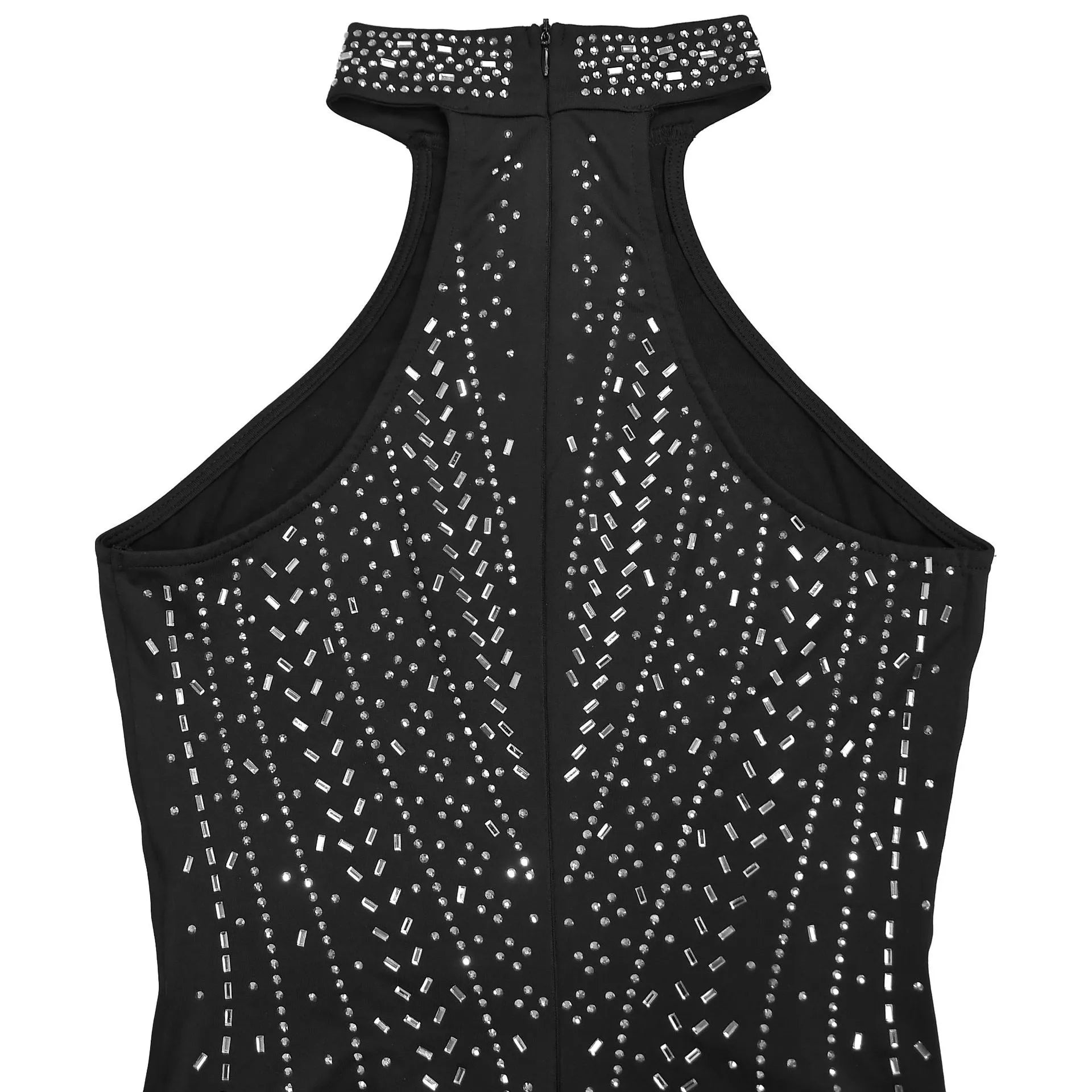Sparkling Rhinestone Cutout Jumpsuit Shopimist
