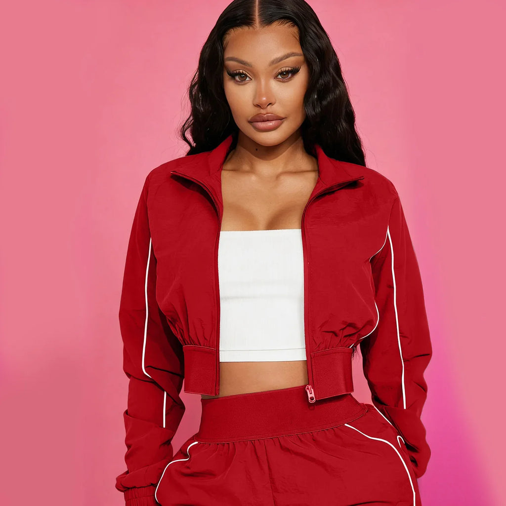 Cargo Style Two-Piece Pants Set