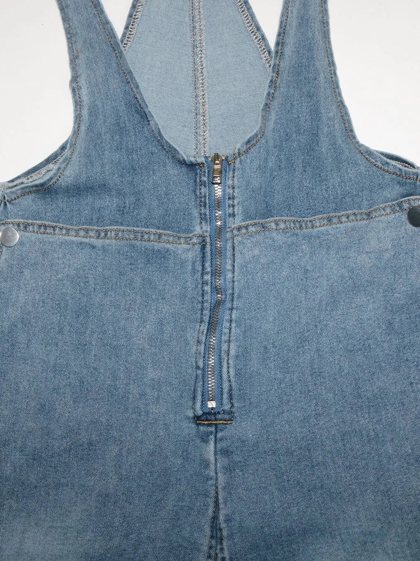 Safari Ripped Out Pocket Overalls