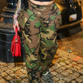 Cargo Camouflage High Waisted Pants