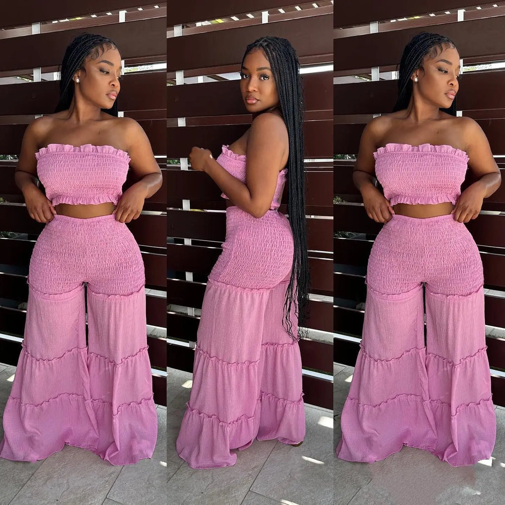 Such a Flare Two-Piece Pants Set