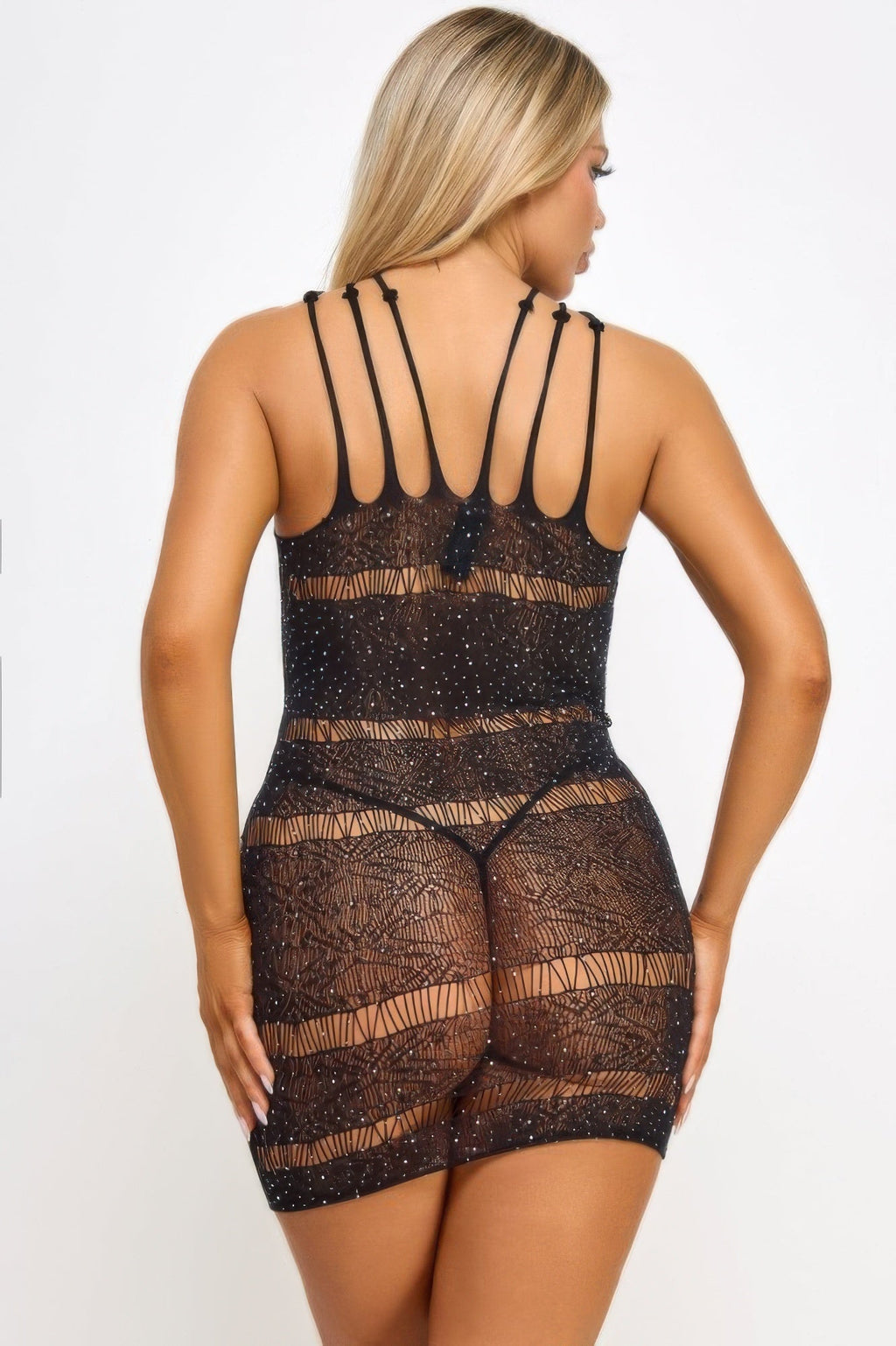 Sparkle Net Bodycon Dress shopify