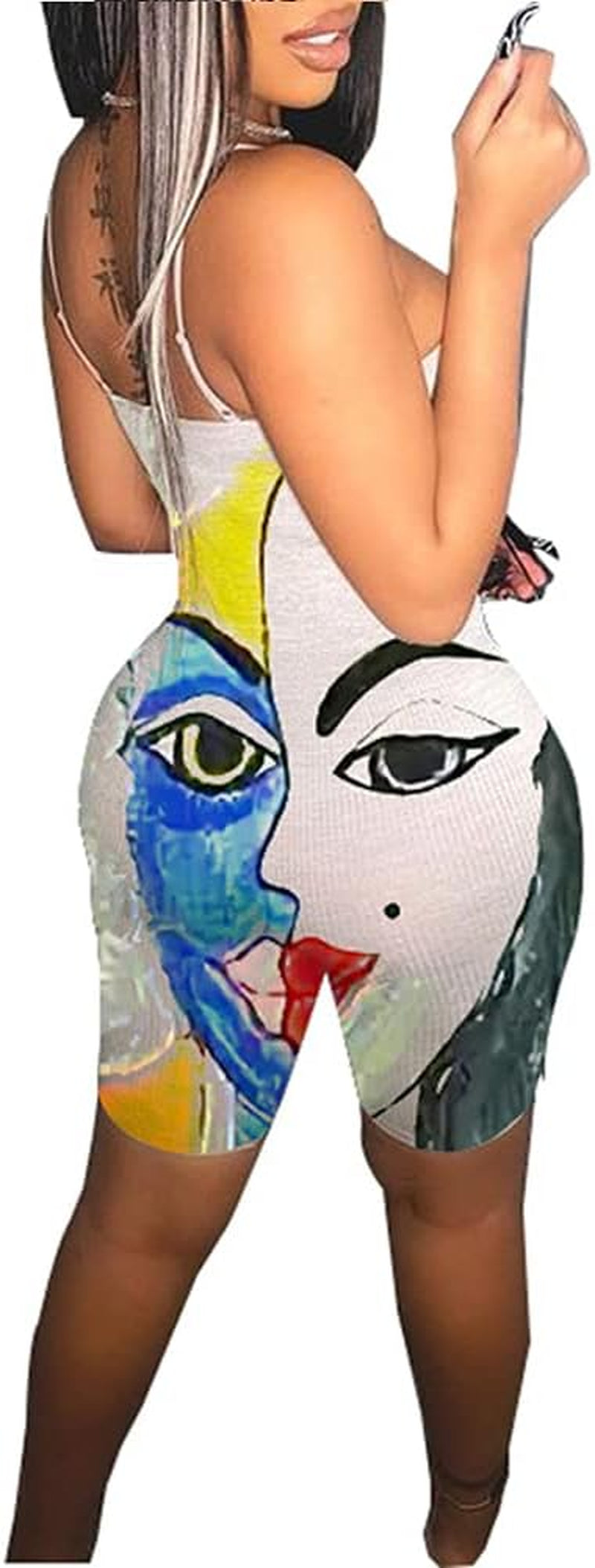 Womens One Piece Outfits for Women - Sexy Jumpsuits for Women Dressy V-Neck Long Sleeve Romper Bodycon Club Outfits Flared Trousers with Belt