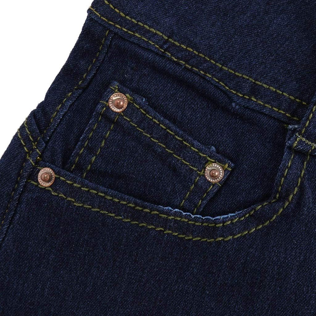 Ripped Mid Rise Shorts Frayed Raw Hem Pockets Denim Jeans Shorts(Navy,Xxxl)