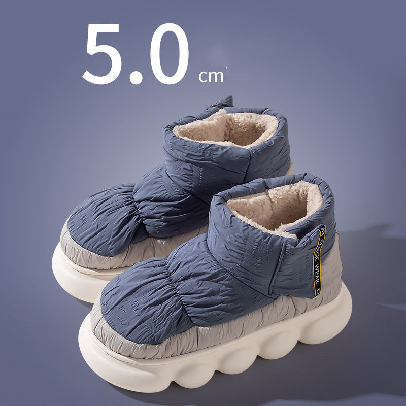 Women's Warm Down Ankle Boots | Breathable EVA Sole Winter Home Shoes