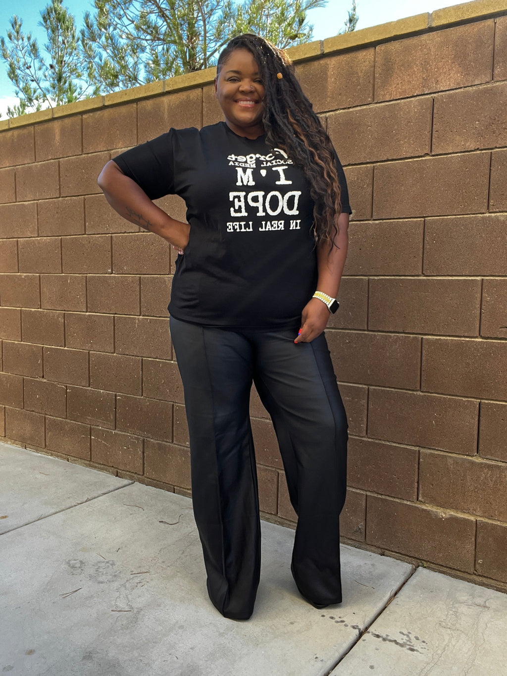 Unisex Dope In Real Life T-shirt Fabulously Dressed Boutique